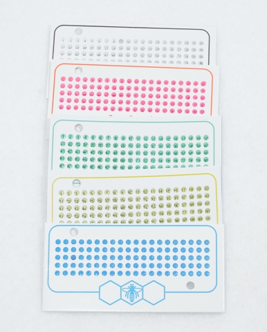 Zeichenblättchen mit Nummern